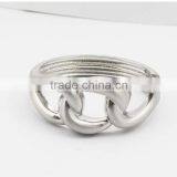 Cheap Custom Silver Spring Alloy Hollow Bracelet Women Jewelry
