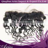 Free Shipping 12-20" Remy Hair 13"x4"Full Lace Frontal #1,1B,2,4 Curly thumbnail-1