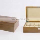 2015 New High Gloss Lacquered Wooden12 Slots Storage Watch Box