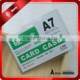 Half-hard Pvc Transparent ID Card Holder thumbnail-1