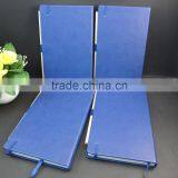 A5 Thermo pu Leather Cover Blue Notebook With Pen Loop thumbnail-6