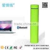 2016 Cute Music Mini Power Bank Bluetooth Speaker,power Bank for Iphone 6s 4000mah,power Tube Speaker