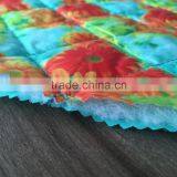 100% Polyester Printing Embroidered Fabric,double Face Quilting Fabric thumbnail-5