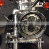 5-3/4" MOTORCYCLE LED Chrome 5.75 PROJECTOR LIKE DAYMAKER HEADLAMP for Harley Davidson thumbnail-2