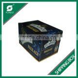 COLOR PRINTED WINE BOTTLE CARDBOARD WHOLESALE SHIPPING BOXES 24 BOTTLES BEER SHIPPING BOX WITH DIVIDERS Quality Choice thumbnail-1