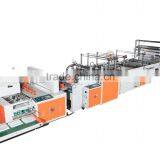 Fully automatic draw tape garbage bag making & folding machine