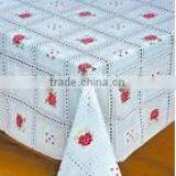 High quality decorative PVC table cloth with SGS certificate/2014 hot sale