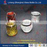 Wholesale Manufacturer Glass Bottle Cracked Glass Candle Holder