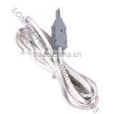 Plastic 2 Pole Test Cord, Plug to Plug