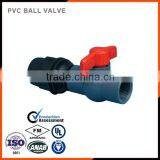 3/4" Light Grey Plastic Pvc Ball Valve thumbnail-3