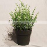 Bulk Fake Potted Artificial Plastic Grass in Plastic Planter for Sale thumbnail-1