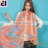 Women High Quality Fashion Printing All March Long Scarf/Shawl thumbnail-2