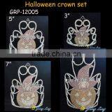 Latest Group Tiara Pumpkin Face Tiara Halloween Crowns thumbnail-1