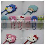 3D Carton Design Bookmarks for Books Silicone Bookmarks