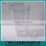 GH10-hot sale factory price Custom Clear Plastic Transparent Tube Made of PET Material With Lid