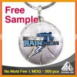 Free Sample_metal Two Sided Canada Sports Printed Basketball Key Ring thumbnail-4