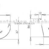 Half Round Gutter Roll Forming Machine/ S Gutter Forming Machine