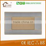 Hot Sale Stainless Steel 1gang 2 Way Wall Switch for Home thumbnail-1