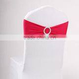 Hot Sale Wedding Lycra spandex chair cover bands with round buckle