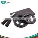 Ab Power Wheel With Extra Thick Knee Pad Mat and Comfort Foam Handles thumbnail-1