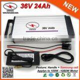 Smart Aluminum E-bike Battery Case 36V 20Ah 1000W Battery With 2A Charger + 30A BMS thumbnail-5