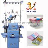 WH-6F-B full-automatic high stability terry and plain socks knitting machine(3.75 inch)