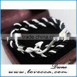 Colorful Rope Handmade Multilayer Anchor Nautical Navy Rope Bracelet thumbnail-4