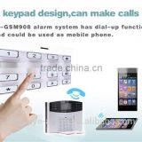 Preset Max 6 Group of Alarm Numbers 433mhz Security Home Centrale Alarm System Wires thumbnail-1