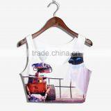 Latest Tops Designs Girls Print Vest N7-30 thumbnail-1