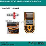 2016CE&ISO Price of Single Channel Palm Handheld Human Use Electrocardiograph ECG Machine EKG Machine Price With Software-Shelly thumbnail-1