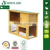 Indoor Wooden Rabbit Hutch With Ladder thumbnail-1