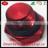 CNC Machining Solid Billet Aluminum T6061 Fuel Filter Housing Air Bleeder Screw thumbnail-1