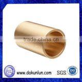 Manufacturing Custom CNC Turning Flanged Oil Grooved Brass Bushing