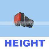 HEIGHT Push Button Switch/instaled Light Square With High Quality