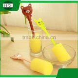 Kitchen Cartoon Plastic Sponge Long Handle Hanging Tableware Water Cup Bottle Clean Cleaning Brush thumbnail-3