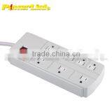 H80132 UL/CUL 8 Outlet Power Strip With Surge Protectors / Power Bar / Power Sockets
