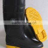Cheap Black Knee High Rain Boots thumbnail-1
