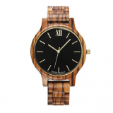 Wholesale Western Gift Set Quartz Wrist Watch Wooden thumbnail-5