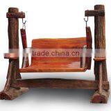 Southeast Asia Style Outdoor Wooden Swing, Special Design Garden Leisure Swing, Teak Wood Double Swing (BF01-X1177) thumbnail-1