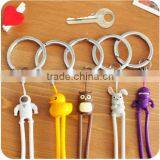 Popular Animal Rubber Keychain,silicone Keying thumbnail-1
