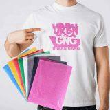Kenteer A4 Size 8colors 8pcs One Bag Glitter Heat Transfer Vinyl for Garments thumbnail-1