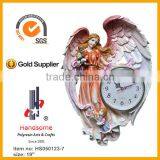 18 Inch Resin Wall Hanging Clock Last Supper Sculpture thumbnail-3