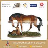 14 Inch Resin Craft Home Decoration Lifelike Animal Horse Statue thumbnail-1