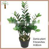 Potted Artificial Green Zamia Plant With 9 Branches Tall in 82cm thumbnail-1