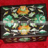 Black Marble Inlay Box thumbnail-1