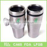 16oz Double Wall Stainless Steel Travel Espresso Coffee Mug thumbnail-1
