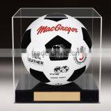 Factory Wholsale Acrylic Soccer Ball Display Case/soccer Ball Holder/lucite Ball Display Box thumbnail-1