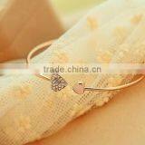 Heart Bracelet Stainless Steel Bracelet Bangle Bracelet thumbnail-5