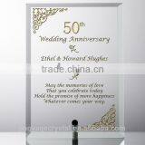 Personalized 50th Wedding Anniversary Glass Plaque thumbnail-1