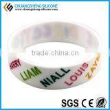Summer Popular Ladies Favourite Silicone Bracelet, Various Printing Wristband thumbnail-1